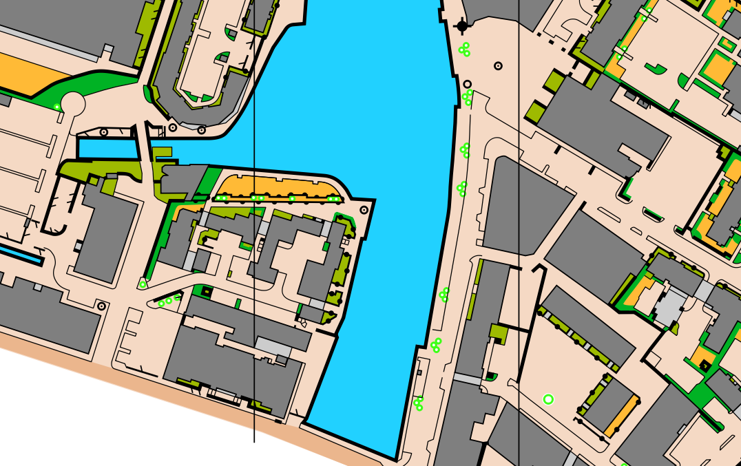 Making a World Champs training map - Leith Docks
