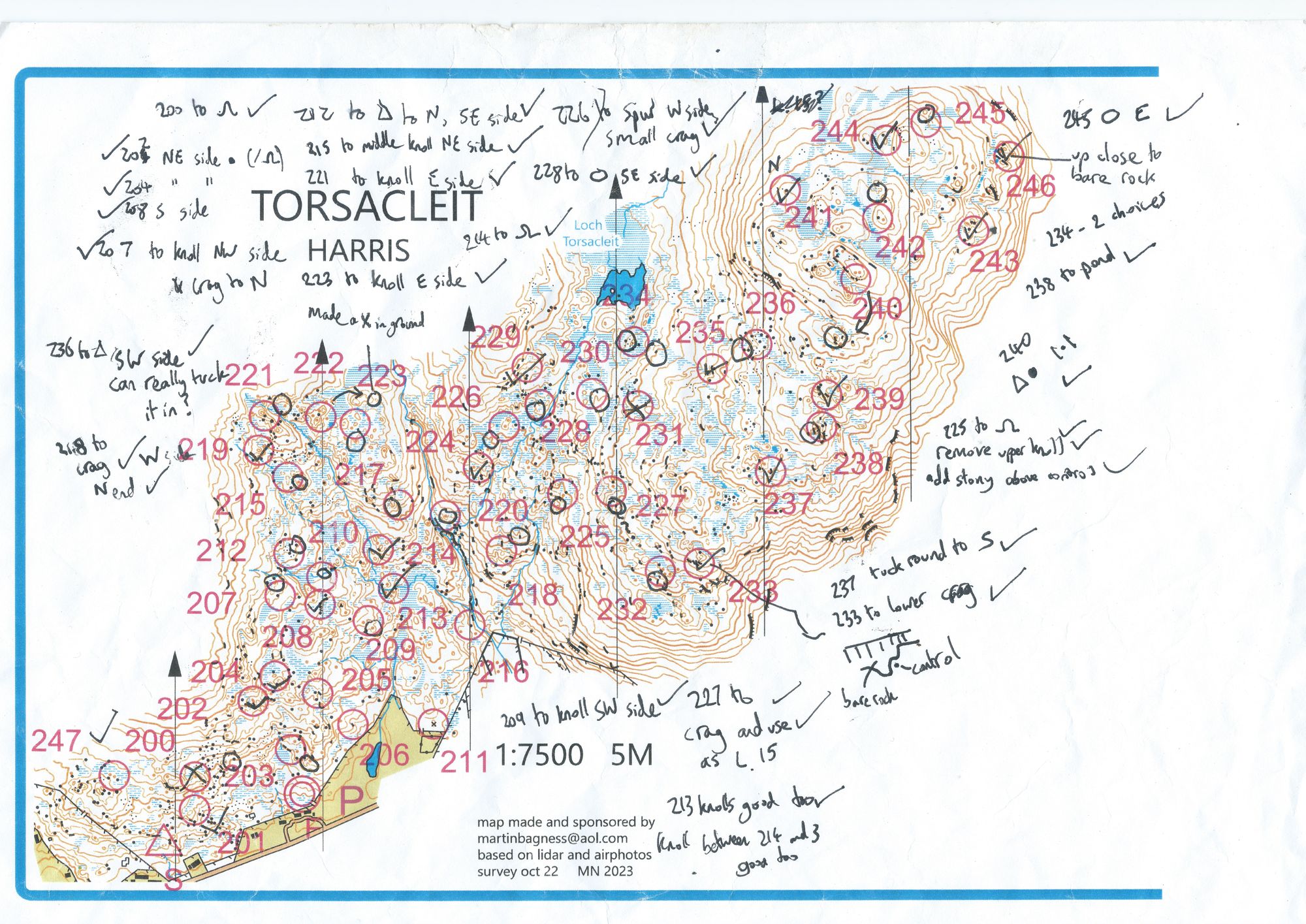 Planning courses - Torsacleit